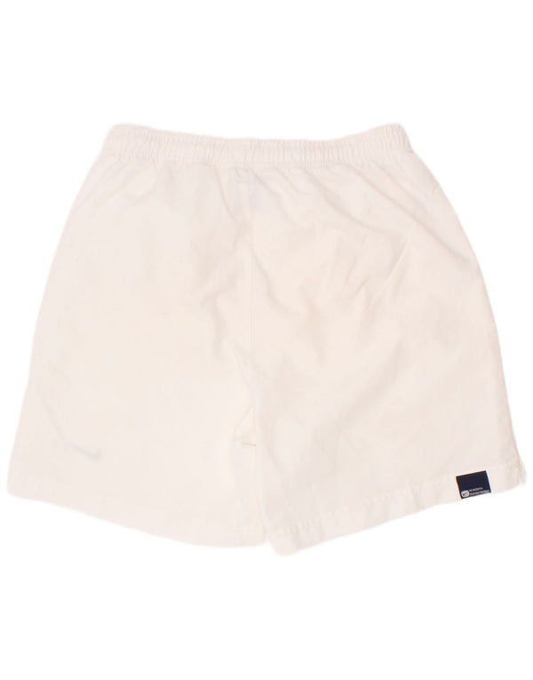 Nike - Pantalones cortos deportivos para niños, 12-13 años, talla grande, color blanco