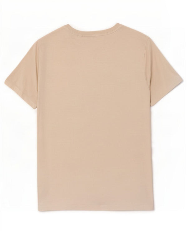 Puma Camiseta gráfica para hombre Top mediano de algodón blanco roto