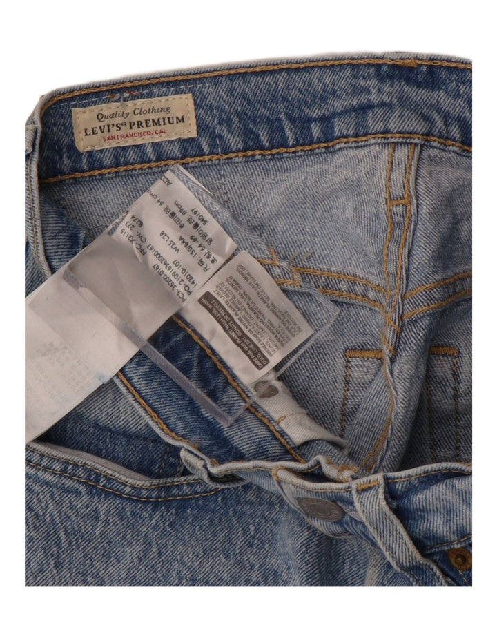 Levi's Vaqueros rectos de cintura alta para hombre W25 L28 Algodón azul
