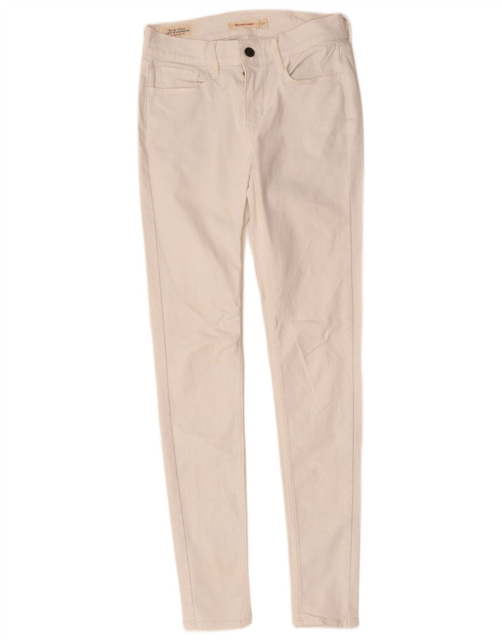 Vaqueros Levi's 710 Super Skinny para mujer W27 L29 Blanco