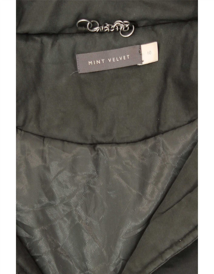MINT VELVET Chaqueta parka con capucha para mujer UK 10 Small Khaki
