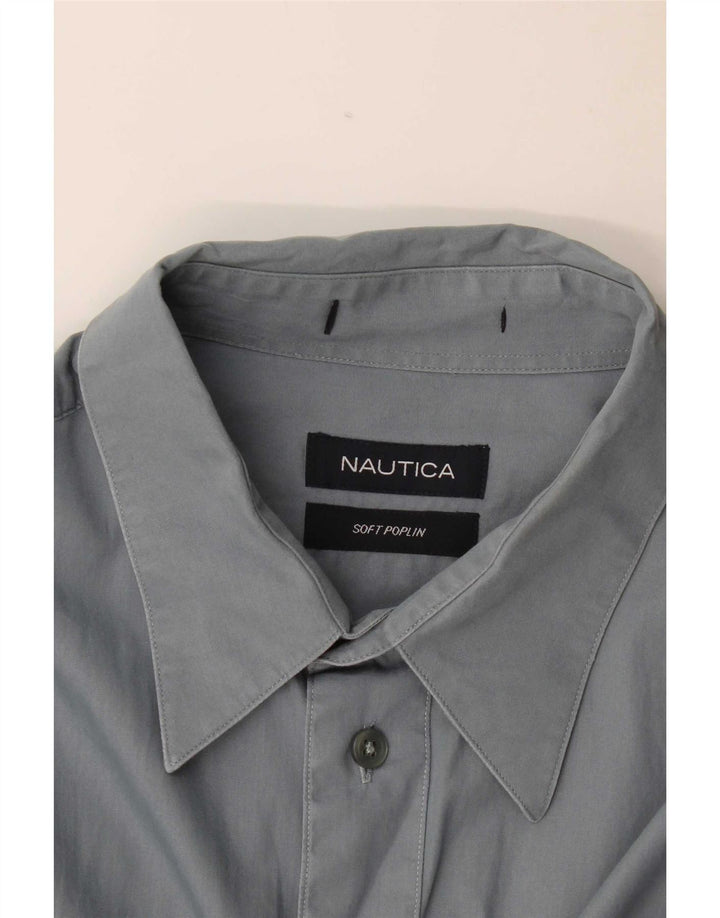 Camisa Nautica Hombre XL Gris