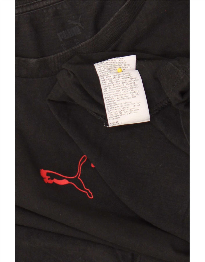 Puma Camiseta Hombre Top XL Algodón Negro