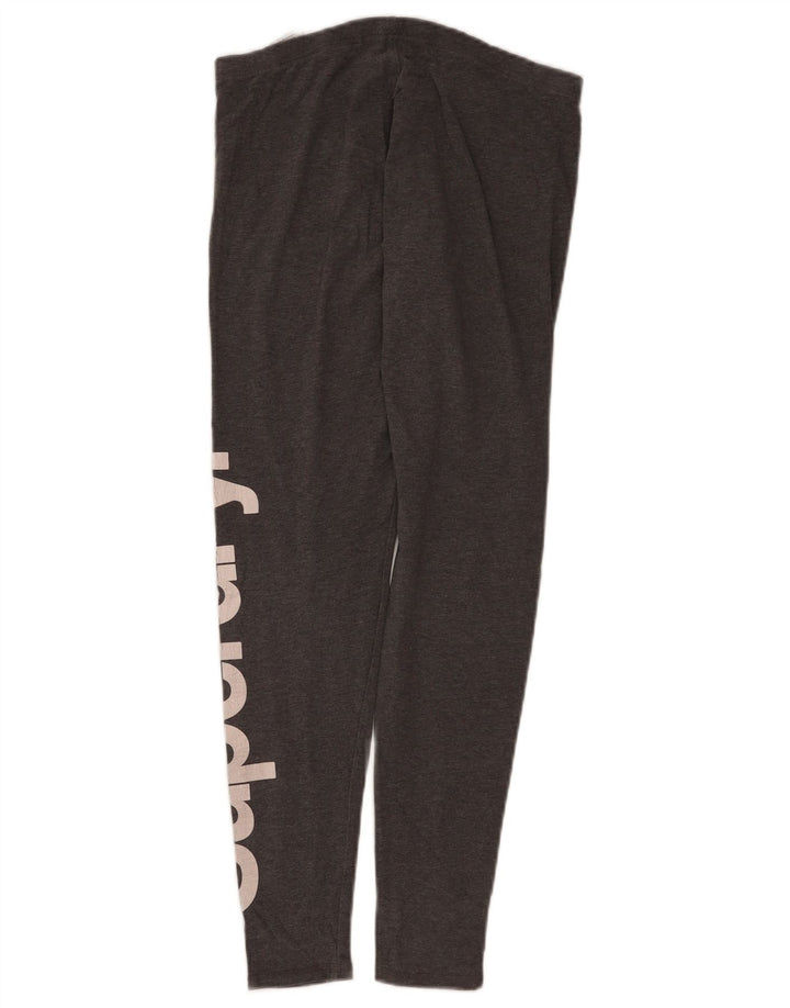Superdry Leggings gráficos para mujer UK 8 Small Gris Algodón