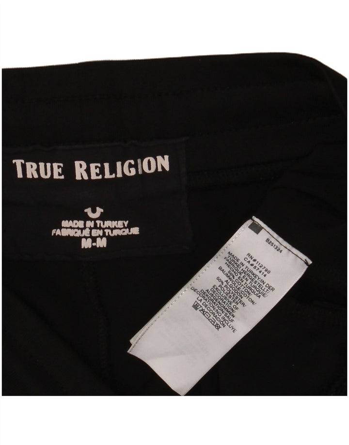 TRUE RELIGION Pantalones de chándal para mujer Joggers UK 14 Medium Black