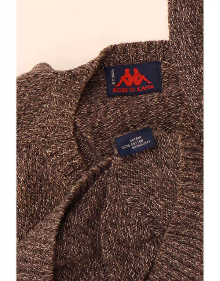 KAPPA Jersey con cuello en V para hombre de algodón gris medio