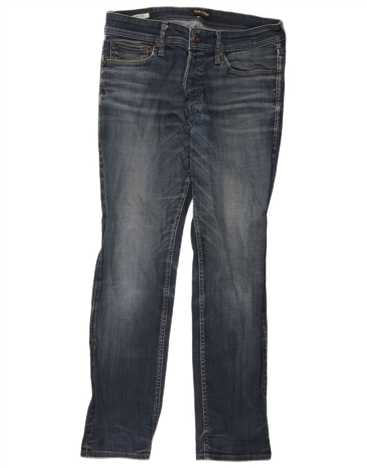 Jack & Jones Hombre Tim Slim Jeans W33 L32 Azul