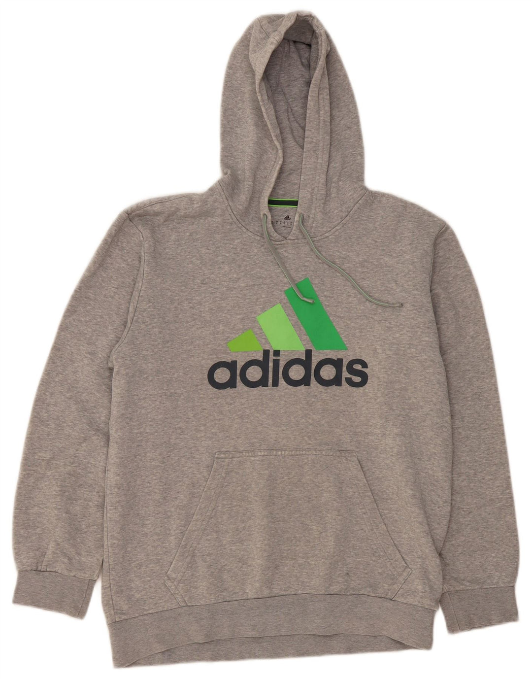 Adidas Hombre Sudadera Con Capucha Graphic Jumper Gris Medio