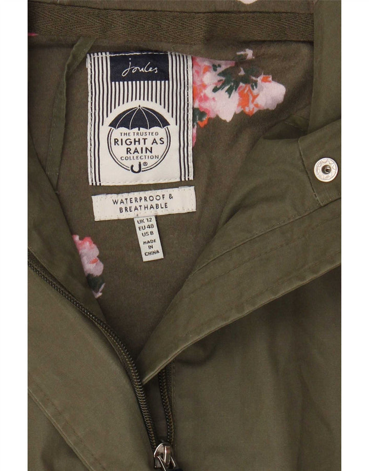 Chubasquero con capucha para mujer Joules UK 12 Medium Khaki
