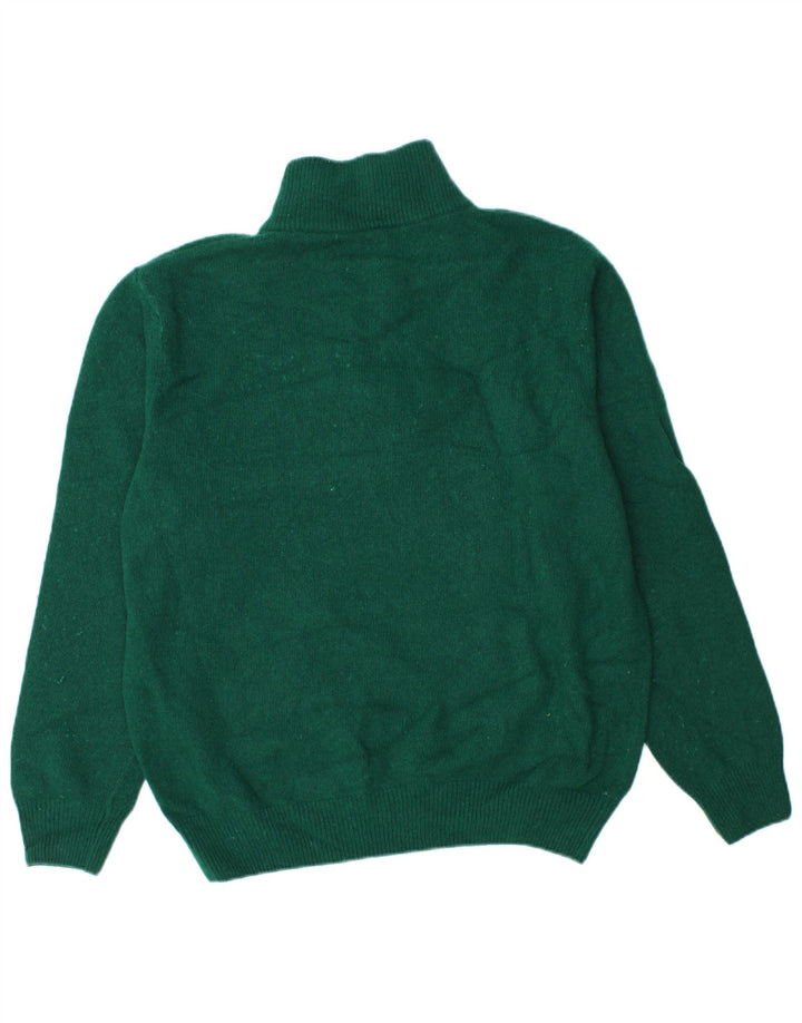 Kappa Mens Zip Neck Jumper Sweater Large Verde