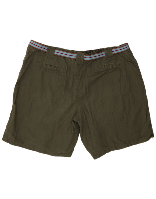 L.L.Bean Pantalones cortos cargo para hombre W44 2XL Algodón verde