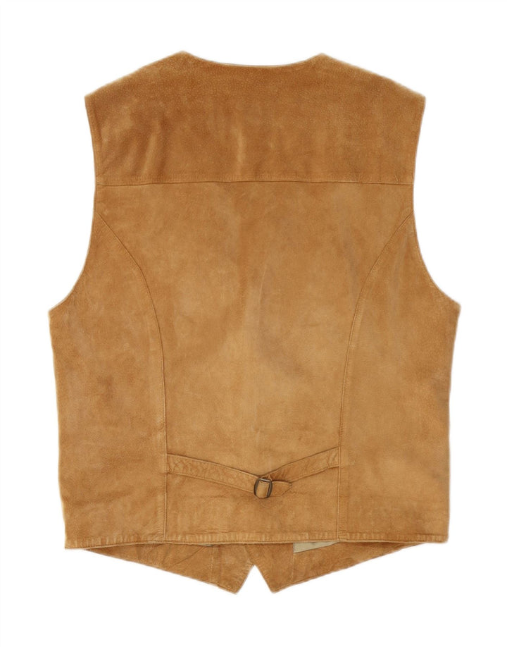Rover&Lakes Chaleco de ante para hombre IT 50 Medium Beige
