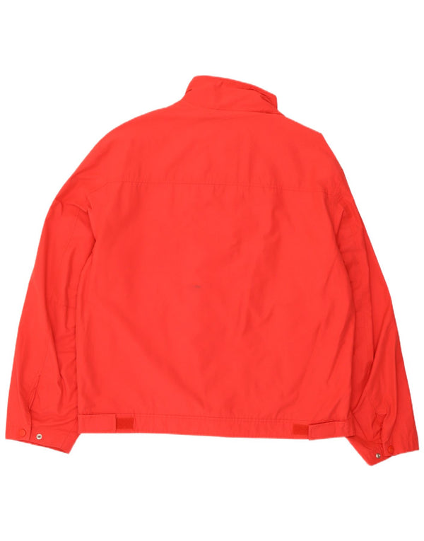 Zara Hombre Cazadora Bomber UK 42 XL Nylon Rojo