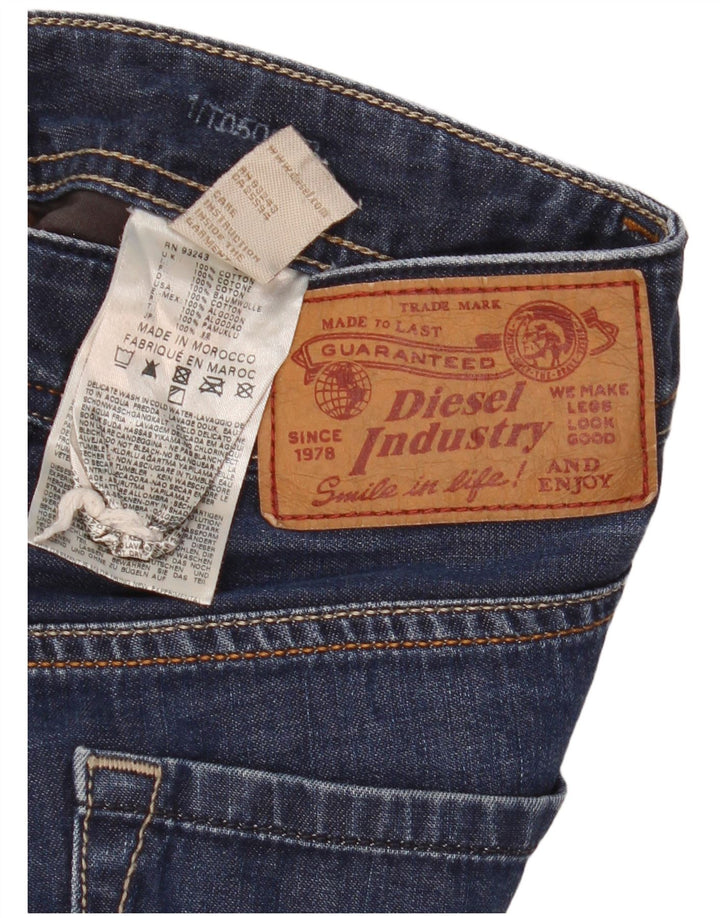 Diesel Hombre Larkee Shorts De Mezclilla Regulares Rectos W30 Azul Marino Medio