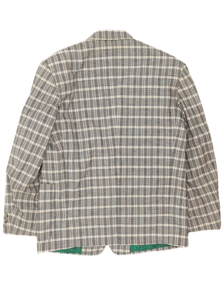 Stratos Traje de 2 piezas con 2 botones para hombre UK 38 Medium Grey Check Classic