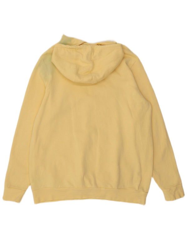 Adidas Sudadera con capucha gráfica para mujer UK 20/22 XL Amarillo Algodón