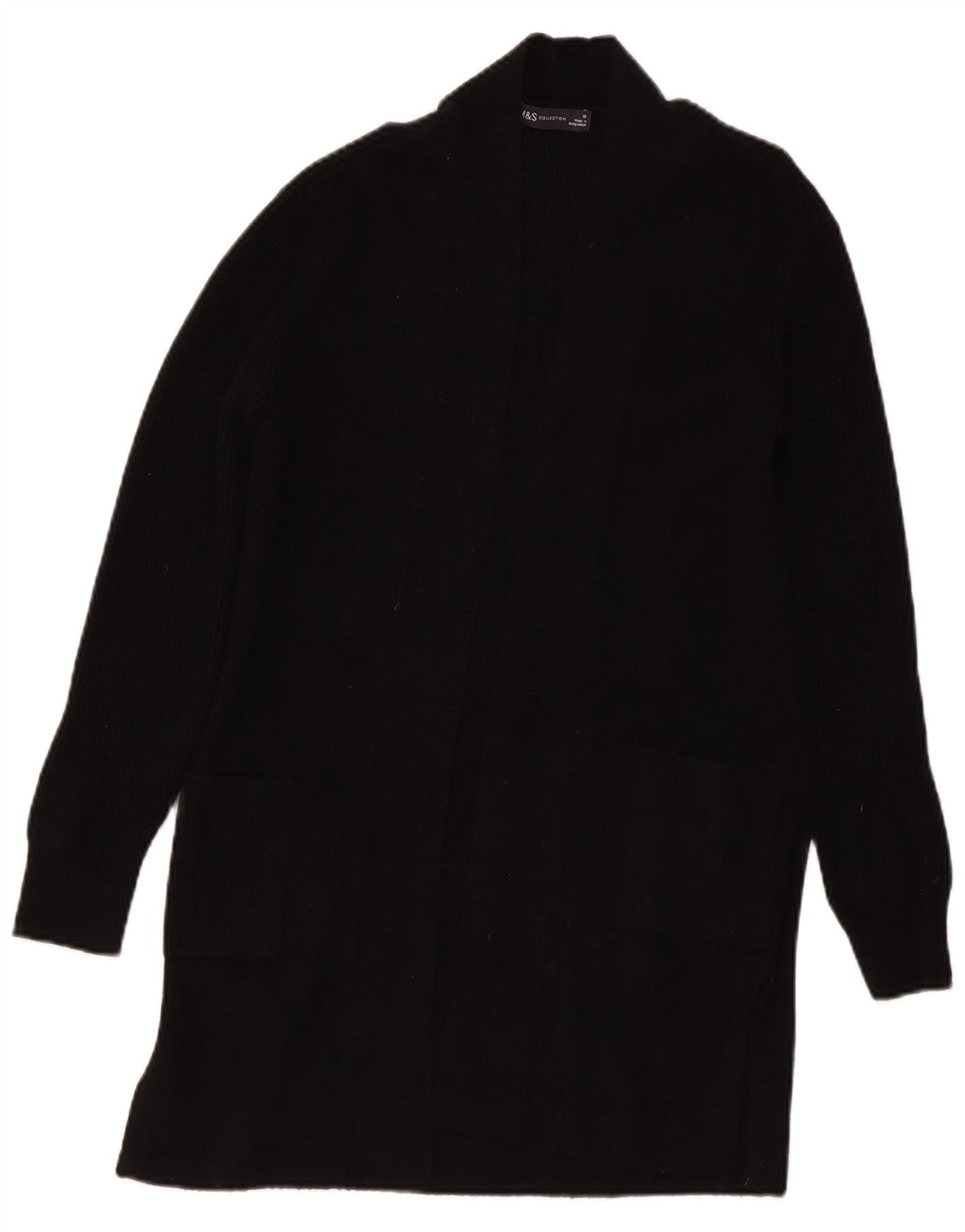 Marks & Spencer - Cárdigan largo para mujer, talla 40, color negro