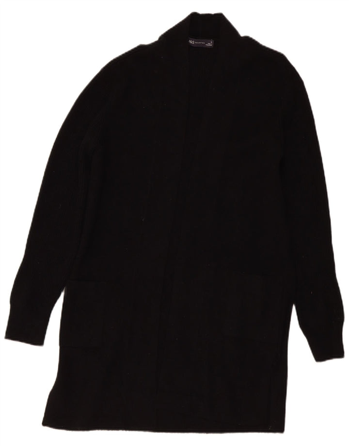 Marks & Spencer - Cárdigan largo para mujer, talla 40, color negro