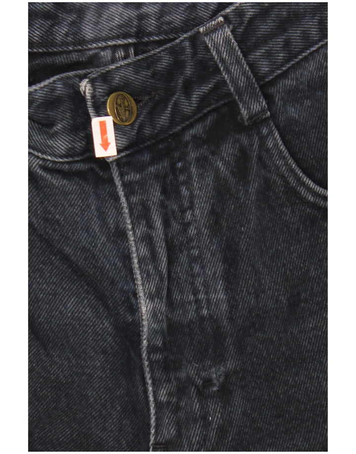 TRUSSARDI Vaqueros cónicos para hombre W29 L29 Algodón azul marino