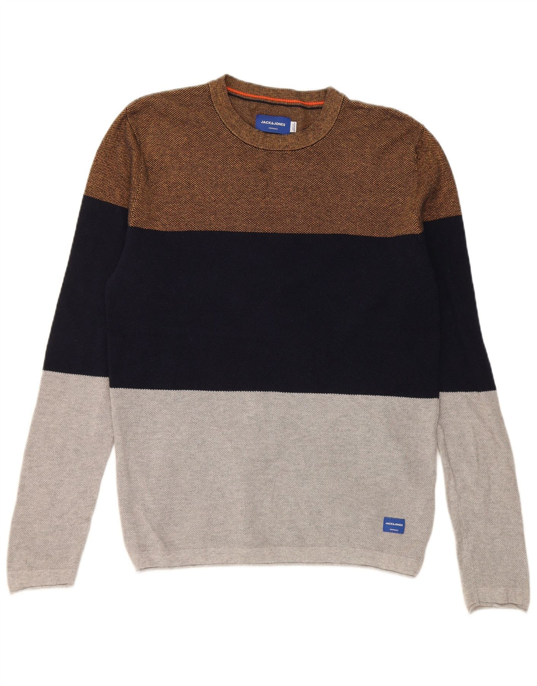 Jack & Jones Jersey De Cuello Redondo Para Hombre Large Multicolor Colorblock
