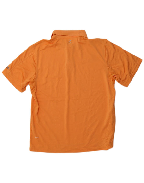 IZOD Polo Hombre Poliéster Naranja Mediano