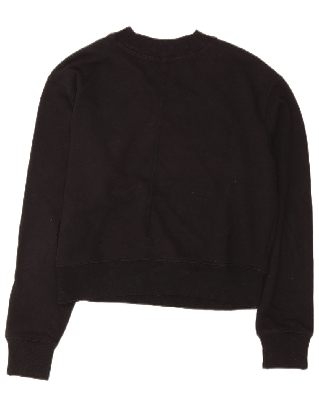 Calvin Klein - Sudadera con gráfico corto para mujer, talla 12, color negro