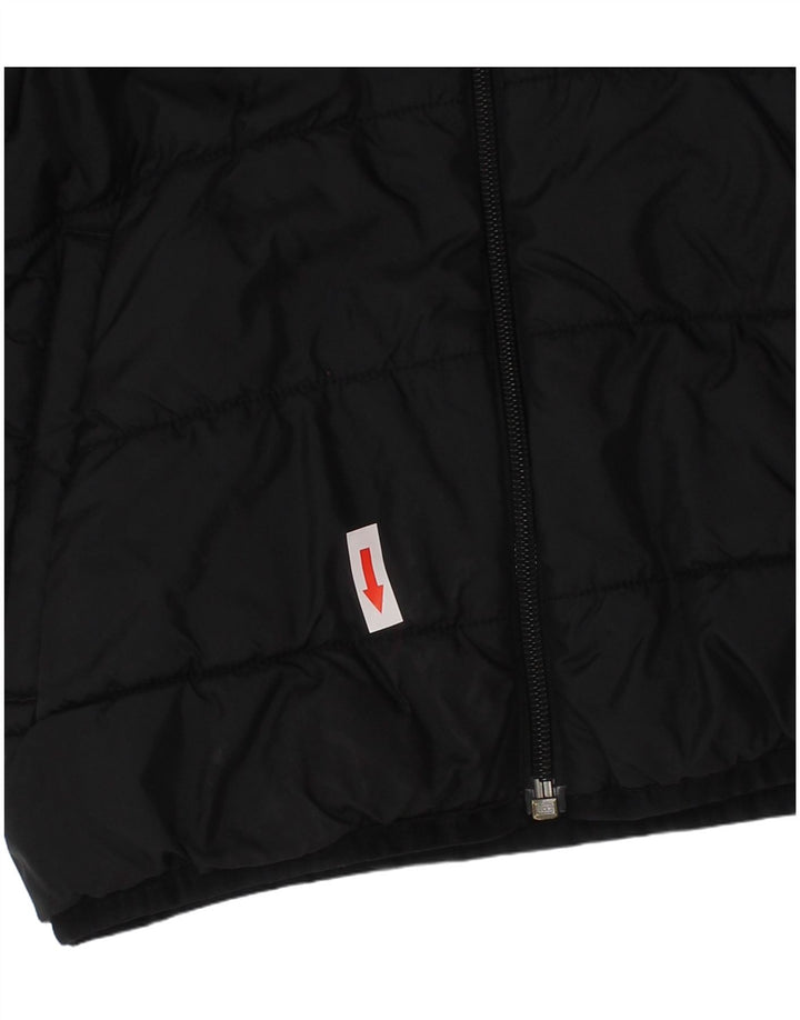 Adidas Chaqueta acolchada con capucha para niño 4-5 años Negro Poliéster