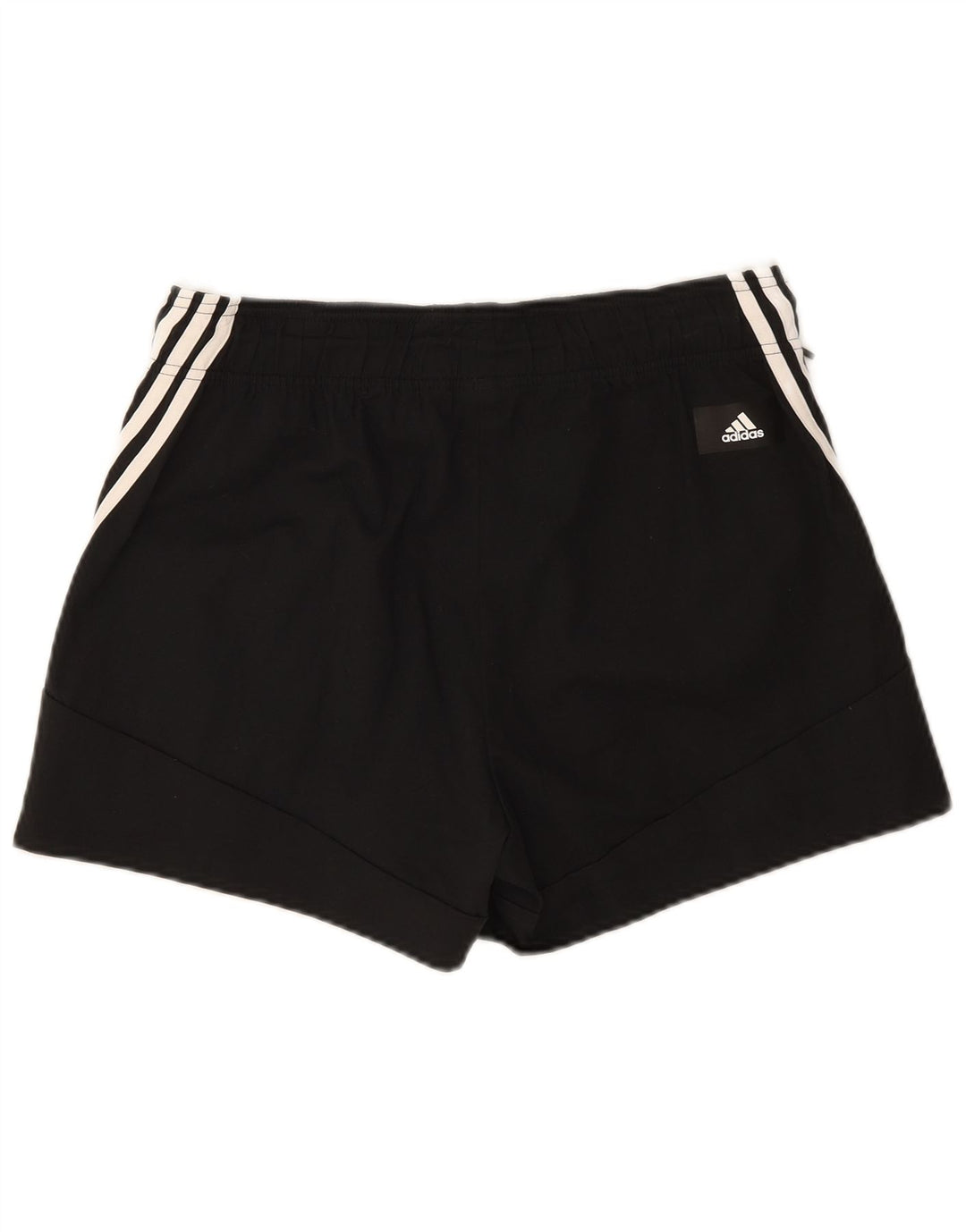 Adidas - Pantalones cortos deportivos para hombre, algodón negro mediano