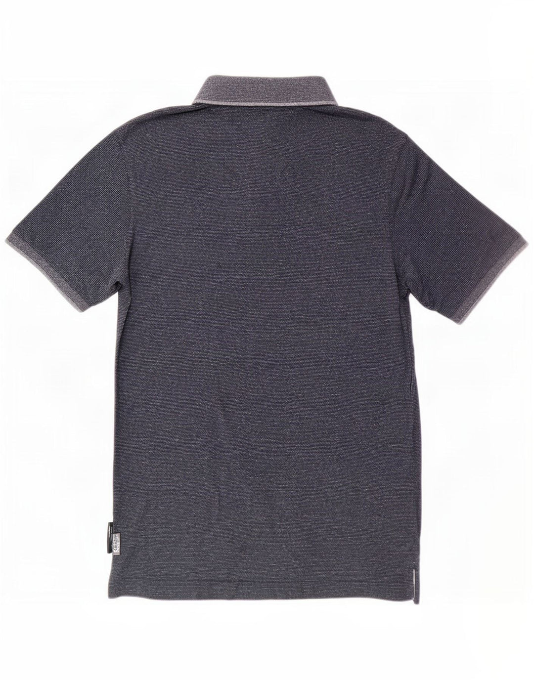 Superdry Polo para hombre de algodón moteado en azul marino grande