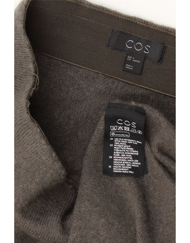 Falda lápiz de punto para mujer Cos pequeña W27 lana gris