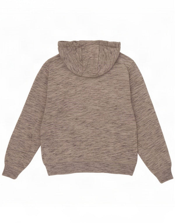 Crew Clothing Jersey con capucha para mujer UK 8 Small Gris Algodón moteado