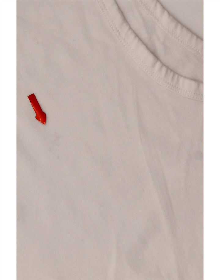 Nike - Camiseta sin mangas para hombre, talla grande, algodón blanco