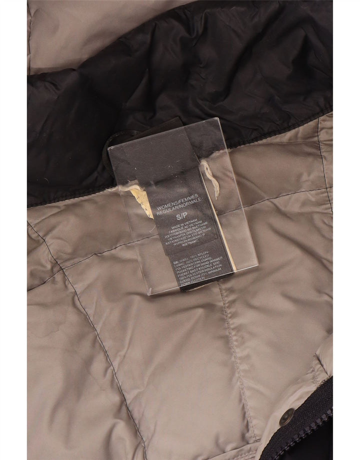 THE NORTH FACE Abrigo acolchado con capucha extragrande para mujer UK 10 Small Azul marino