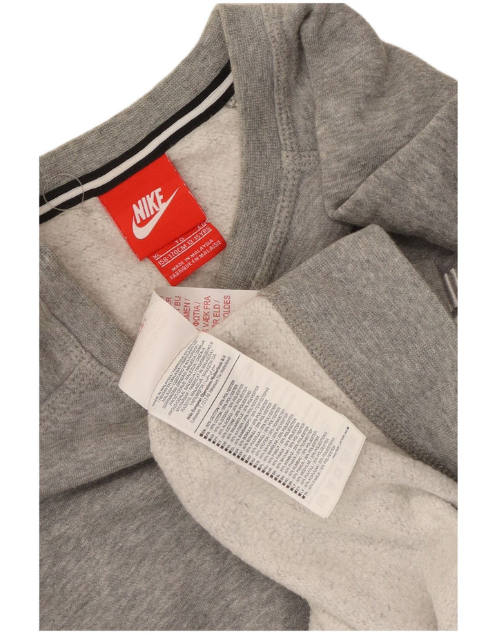 Nike Sudadera para niño Jumper 13-14 años XL Gris Algodón