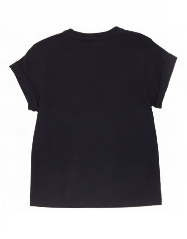Jack Wills Camiseta gráfica para mujer Top UK 6 XS Azul marino Algodón