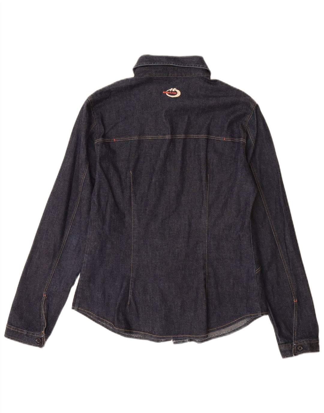 Killer Loop Camisa Vaquera Para Mujer UK 8 Small Azul Marino
