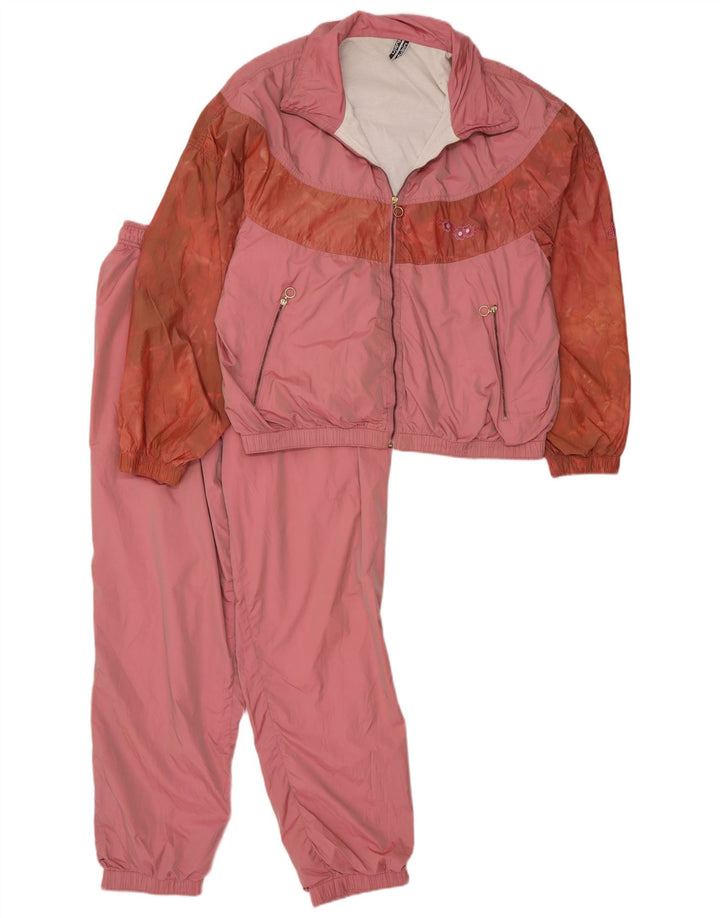 Dubin Chándal completo para mujer UK 44 Medio rosa Colorblock Poliamida Retro