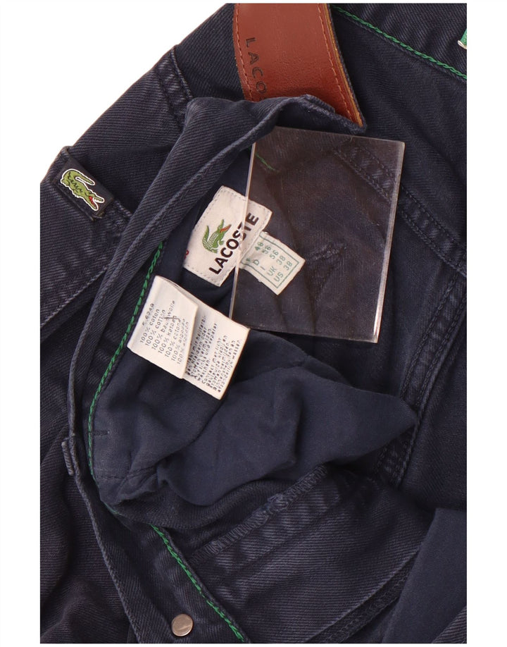 Vaqueros Lacoste Hombre Slim W38 L33 Algodón Azul Marino