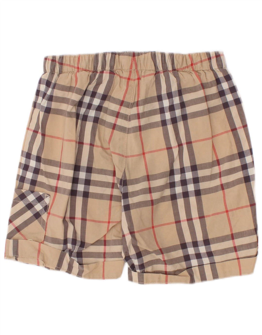Burberry Pantalones cortos para niño 2-3 años W18 Cuadros beige
