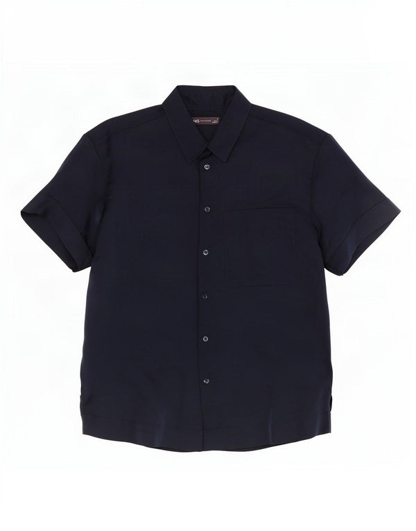 Marks & Spencer Blusa de manga corta para mujer UK 42 Medium Azul marino