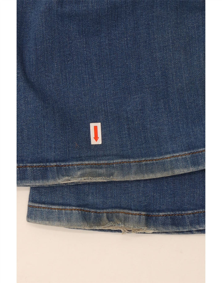 ZARA Vaqueros Acampanados Mujer EU 34 2XS W24 L34 Azul Algodón