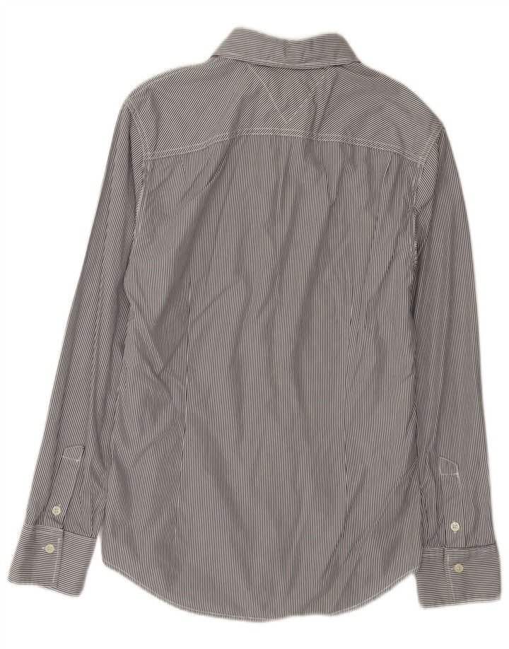 Camisa Tommy Hilfiger para hombre pequeña de algodón a rayas azul marino