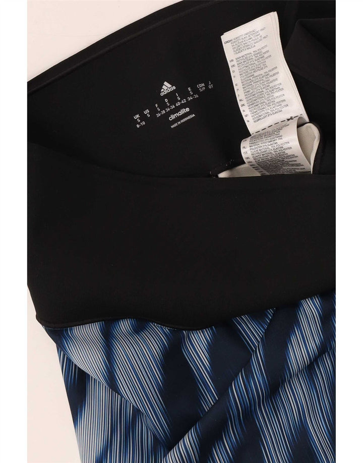 Adidas Leggings para mujer Reino Unido 8-10 Pequeño azul Tie Dye Poliéster
