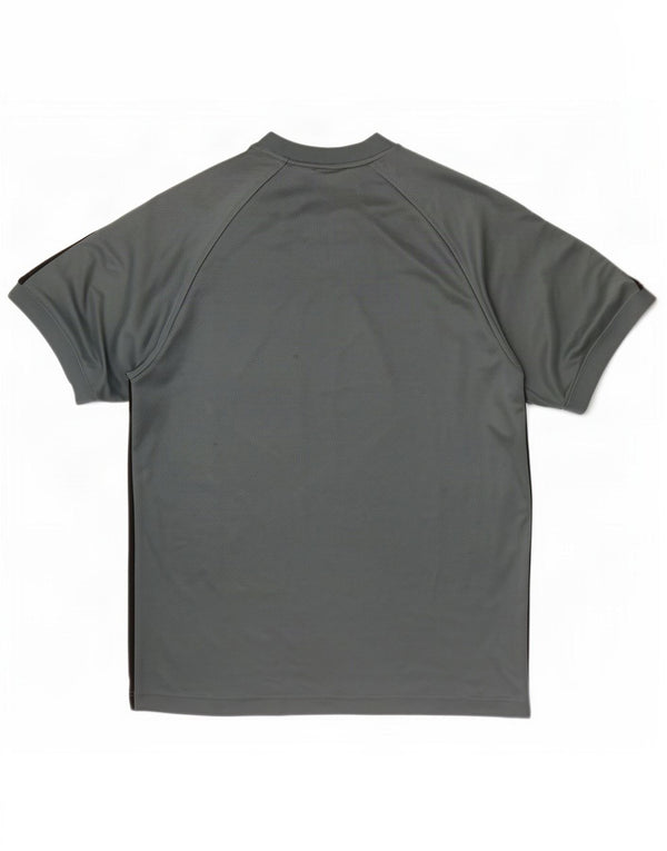 Camiseta Nike Hombre Top Verde Medio Color Block Poliéster