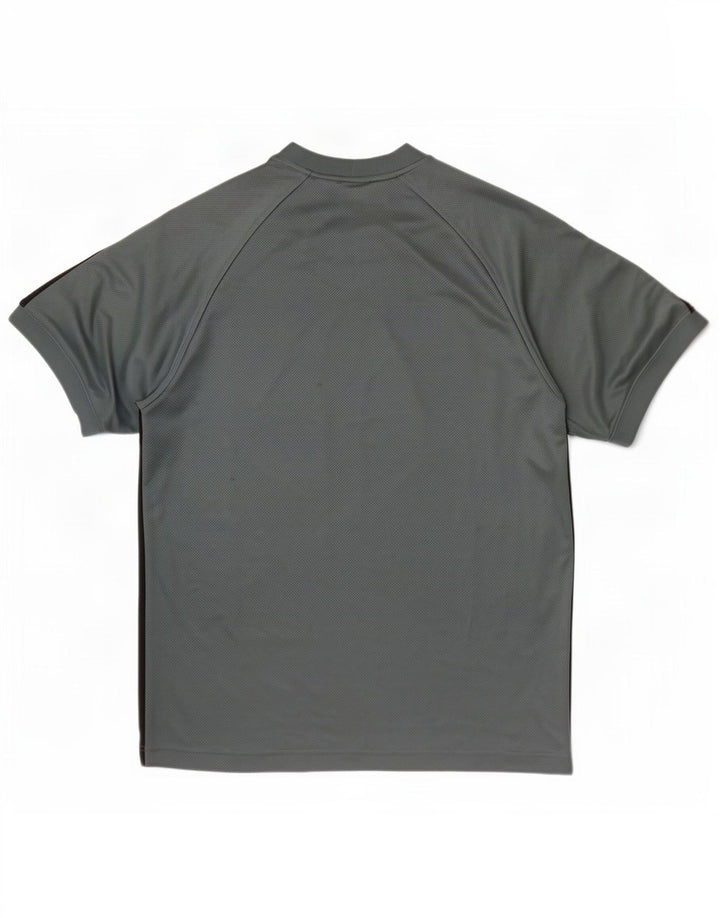 Camiseta Nike Hombre Top Verde Medio Color Block Poliéster