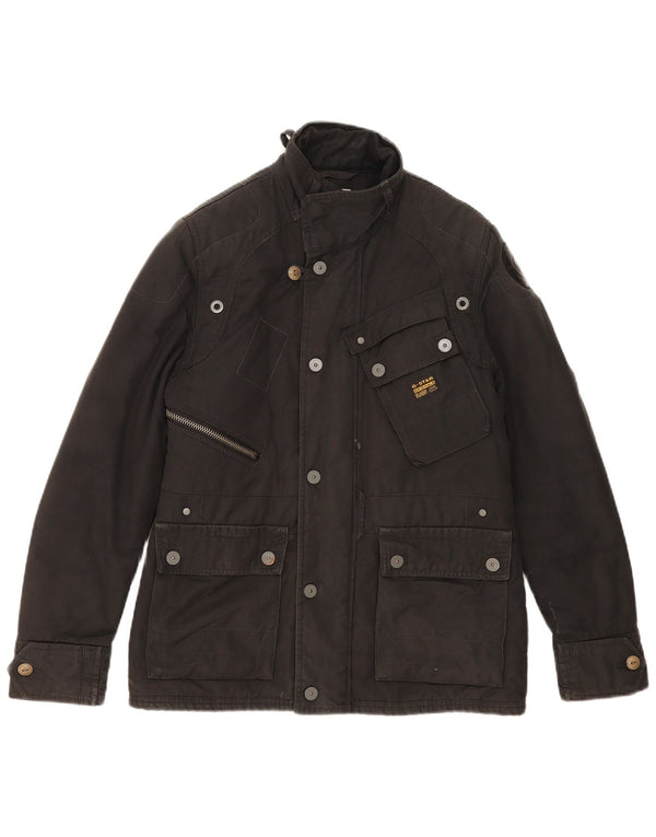 G-Star Chaqueta cortavientos para hombre UK 36 Small Gris Algodón