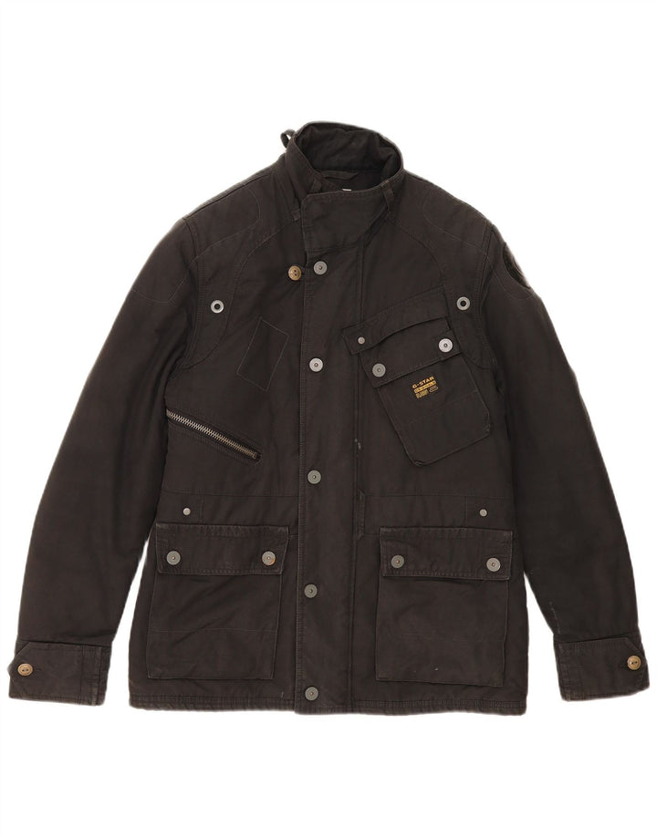 G-Star Chaqueta cortavientos para hombre UK 36 Small Gris Algodón