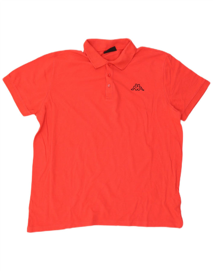 Kappa Polo Hombre 2XL Algodón Rojo