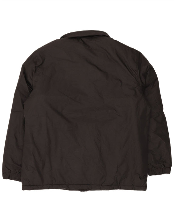 KAPPA Chaqueta cortavientos para hombre UK 44 2XL Poliéster negro