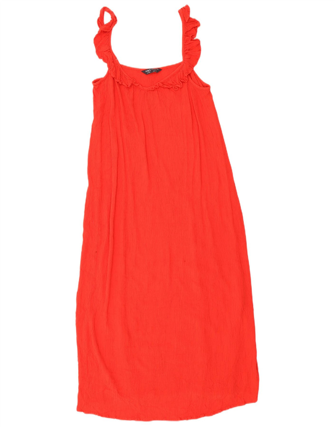 Marks & Spencer Maxi Vestido de Verano para Mujer UK 44 Mediano Rojo